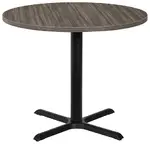 Round Table with Metal Base