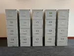 Putty 4 Drawer Vertical Filing Cabinets