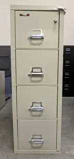 FireKing 4 Drawer Fireproof Letter Size File Cabinet