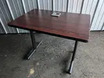 Mahogany Laminate Rolling Training Tables â€“ 36x24
