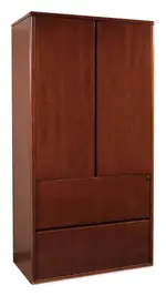 Vertical Storage Cabinet with Lateral File Drawers