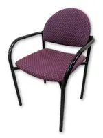 Purple Harvard Interiors Stacking Guest Chairs