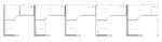 Steelcase Line of 5 Cubicles