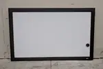 Dry Erase Whiteboard with Black Frame - 35.25x22