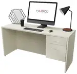 Rectangular Desk with Drawers