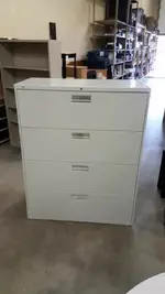 HON Four Drawer Lateral Filing Cabinet 