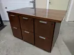 National Solid Wood Cherry Storage Cabinet with Drawers