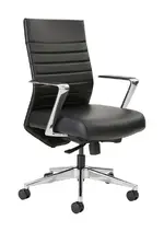 Mid Back Conference Room Chair with Arms