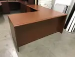 National Cherry L Shaped Desk 
