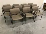 Steelcase Brown Fabric Guest Chair