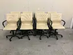 Beige Steelcase Rolling Office Chair