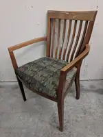 Bernhardt Blue-Green Guest Chairs with Solid Wood Frame