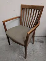Bernhardt Sandy Brown Guest Chairs with Solid Wood Frame