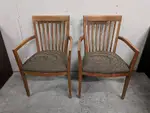 Bernhardt Guest Chairs with Solid Wood Frame