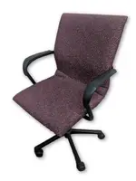 Steelcase Light Red Rolling Office Chair