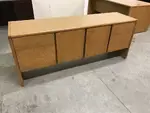 Kimball Oak Laminate Storage Credenza - 72x20