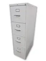 Putty Hon 4 Drawer Vertical File Cabinet â€“ 52â€ Tall