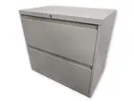 Putty Metal 2 Drawer Lateral Filing Cabinets â€“ 30 Inch Wide