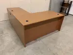 Cherry Laminate L Shaped Desk