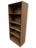 Walnut Laminate Bookshelf â€“ 30 Inch Wide