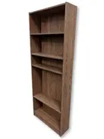 Walnut Laminate Bookshelf â€“ 28.75 Inch Wide