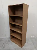 Walnut Laminate Bookshelf â€“ 30 Inch Wide