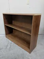 Walnut Laminate Bookshelf â€“ 37 Inch Wide