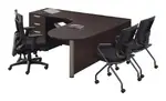 L Shaped Peninsula Desk