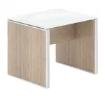 End Table with Glass Top