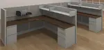 7x7 Corner Cubicle Workstations