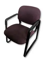 Hon Dark Red Guest Chairs