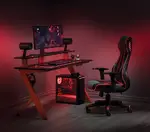 Gaming Desk with LED Lights