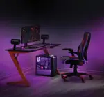 Gaming Desk with LED Lights