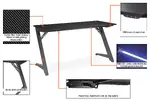 Gaming Desk with LED Lights