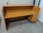 Oak Laminate Reception Desk