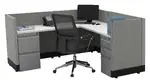 L Shaped Cubicle Workstation