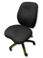 Blue Hon Rolling Office Chair without Arms