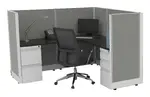 L Shaped Cubicle Workstation