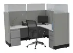 L Shaped Cubicle Workstation