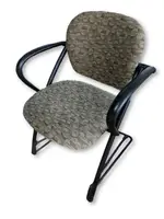 Steelcase Green Fabric Stacking Guest Chairs