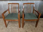 Steelcase Guest Chairs with Solid Wood Frame