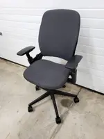 Steelcase Leap V2 Gray Rolling Office Chairs