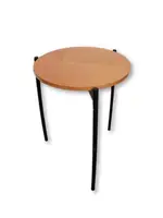 17â€ Round Table with Pearwood over Maple Top
