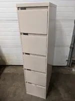 Steelcase Putty 5 Drawer Vertical File Cabinet