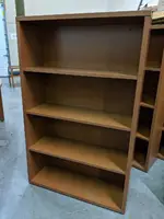 Cherry Laminate Bookshelves - 36 Inch Wide