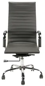 Contemporary Black High Back Rolling Office Chair