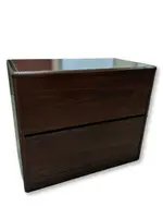 Mahogany Laminate 2 Drawer Lateral File Cabinet â€“ 36 Inch Wide
