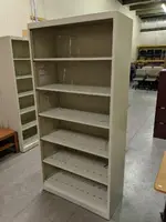 Hon Beige Metal Bookshelves â€“ 36 Inch Wide