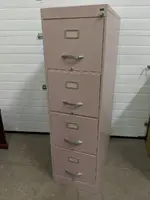 Lavender 4 Drawer Vertical File Cabinet â€“ Letter Size