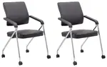 Rolling Nesting Guest Chair - 2 Pack